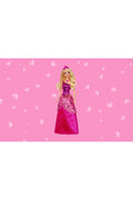 Çocuk odası Barbie – Pembe Prenses Temalı Zebra Perde – YZN-220