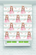 Pembe Elbiseli Prenses Desenli Zebra Perde - YZN-1150