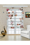 Renkli Çiçek Bahçesi Desenli Romantik Zebra Perde – YZN-517