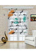 Tropik Yaprak ve Kuş Desenli Modern Zebra Perde – YZN-541