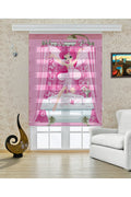 Çocuk odası - Pembe Balerin Zebra Perde - YZN-433