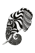 Siyah Beyaz FİL ve Spiralli Desenli Zebra Perde – YZN-288