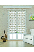 Geometrik Halka Desenli Modern Zebra Perde – YZN-518