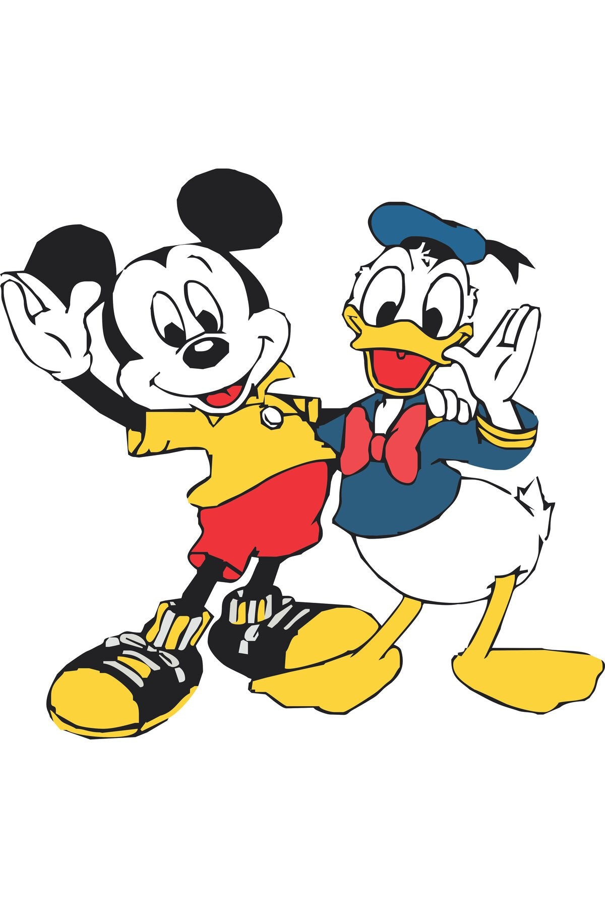 Mickey ve Donald Çizgi Karakter Zebra Perde – la-481