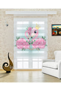 Çocuk odası Unicorn – Gül Desenli Unicorn Zebra Perde – YZN-371
