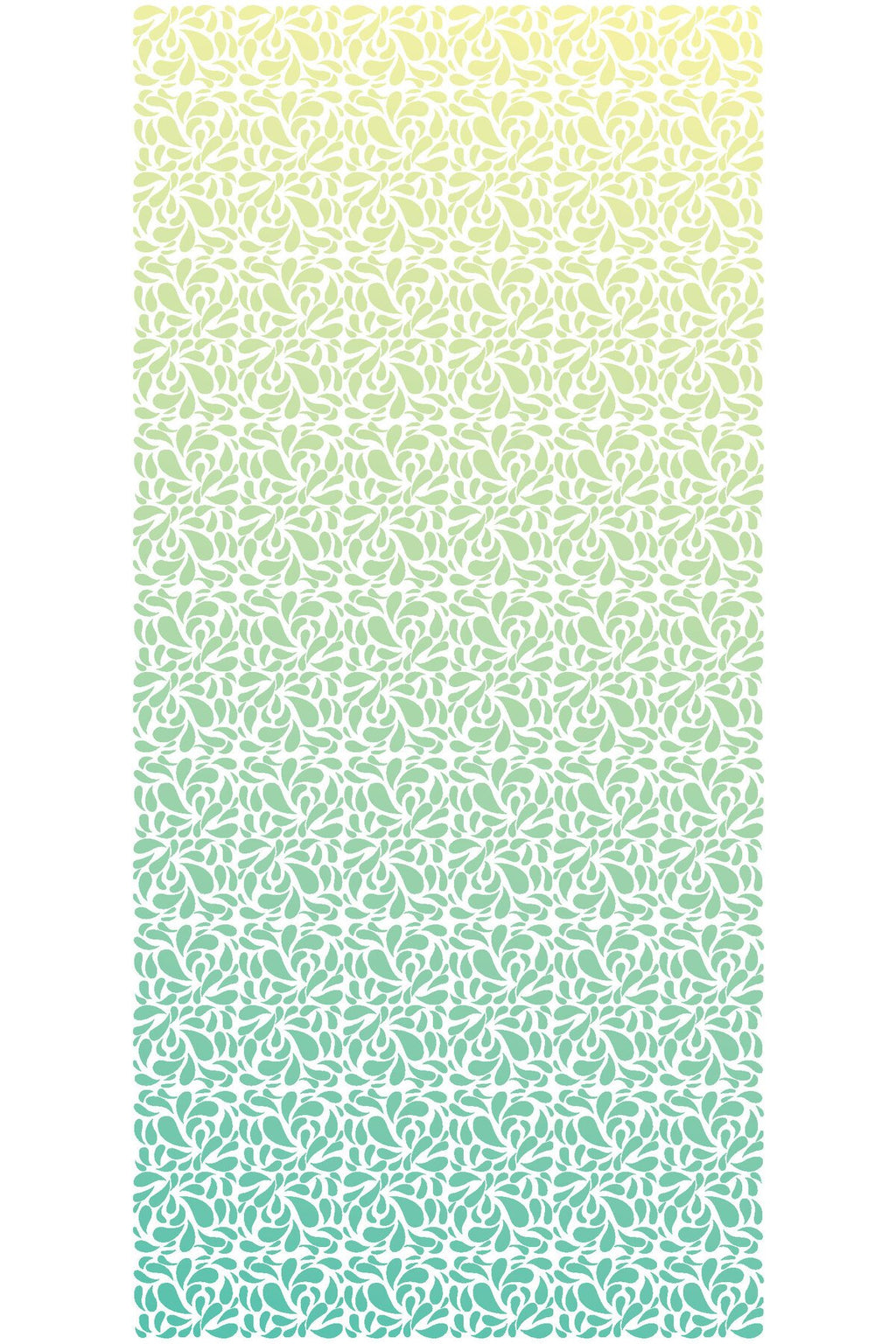 Çocuk odası - Turkuaz geçişli modern desen zebra perde - pz-820