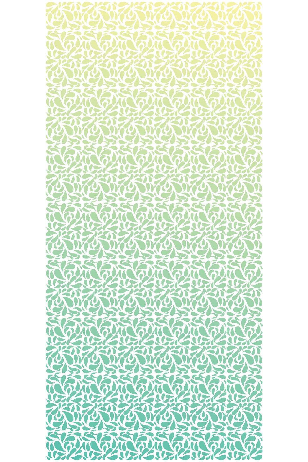Çocuk odası - Turkuaz geçişli modern desen zebra perde - pz-820