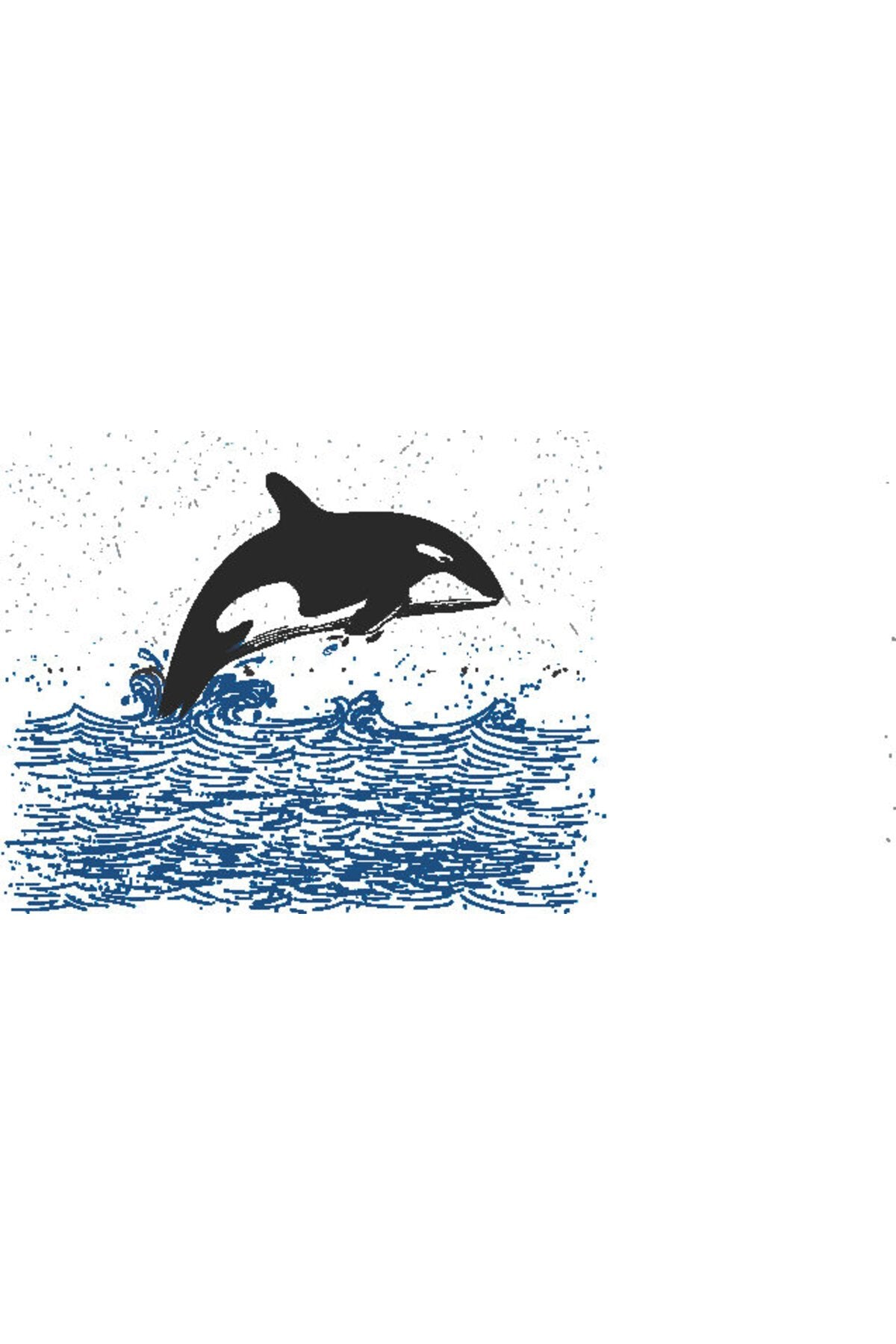 Jumping Dolphin Desenli Zebra Perde – la-141